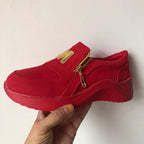 Women Elegant Sneakers Thick Bottom Women Casual Shoes Athletic Road Running Mesh Breathable Casual Sneakers Lace Up Comfort Sports Sneakers