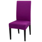 Solid Color Chair Cover Stretch Spandex Seat Cover For Office Wedding Banquet Hotel Home Chair Covers Banquet Chair Seat Protector Slipcover For Home Party Hotel Wedding Ceremony Stevvex