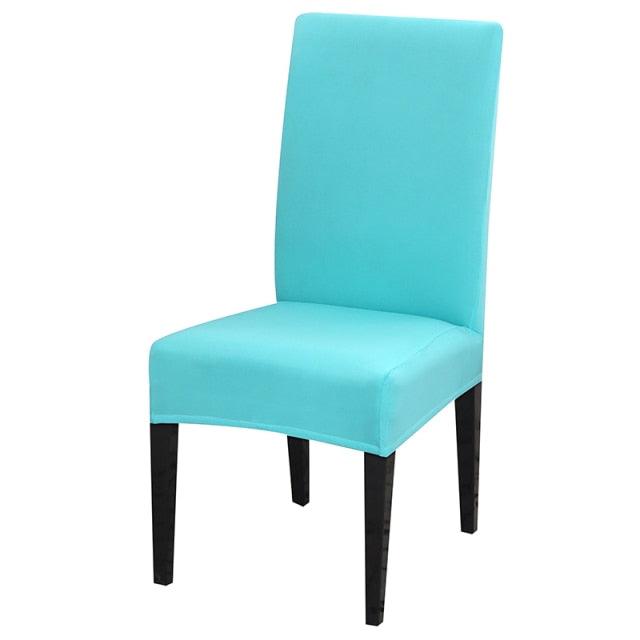 Solid Color Chair Cover Stretch Spandex Seat Cover For Office Wedding Banquet Hotel Home Chair Covers Banquet Chair Seat Protector Slipcover For Home Party Hotel Wedding Ceremony Stevvex