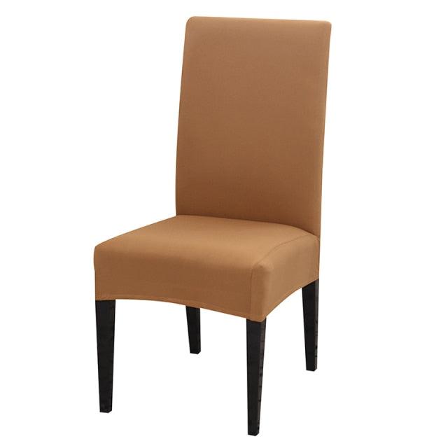Solid Color Chair Cover Stretch Spandex Seat Cover For Office Wedding Banquet Hotel Home Chair Covers Banquet Chair Seat Protector Slipcover For Home Party Hotel Wedding Ceremony Stevvex