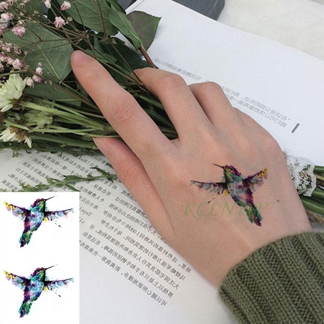 New Waterproof Temporary Sticker Tattoo Flame Heart Star Element Body Art Cute Small Tattoos For Kids Womens Stevvex