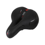 Reflective Breathable Bike Saddle Cushion Leather Surface Seat Mountain Bicycle Shock Absorbing Hollow Bike Seat For Women Or Men Bicycle Saddle Replacement Padded Soft High Density Memory Foam With Dual Shock Absorbing Stevvex