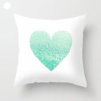 Mint Green Cushion Cover Pillowslip Home Supplies Decorative Fresh Mint Green Gray Watercolour Stripes Generic Solid Decorative Bedroom Pillow Cases Covers Pillow Case Simple Living Room Stevvex