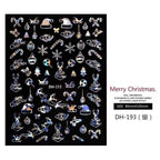 3D Nail Stickers Decals Snowflakes Elk Bear Christmas Xmas Transfer Stickers Nail Art Self-Adhesive Decals Decoration  Nail Art Stickers Decals Christmas Snowflake Bronzing Christmas Slider Nail Art 3D Decals Decoration Stevvex
