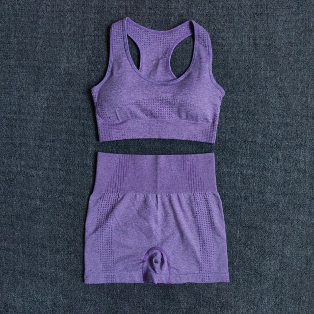 FlexFit Seamless Women’s Yoga Set: Comfort & Style - SJB-DIAMOND ELITES