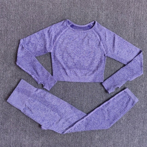 FlexFit Seamless Women’s Yoga Set: Comfort & Style - SJB-DIAMOND ELITES
