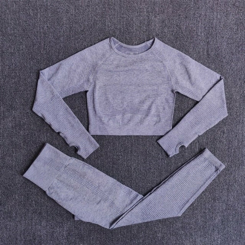 FlexFit Seamless Women’s Yoga Set: Comfort & Style - SJB-DIAMOND ELITES