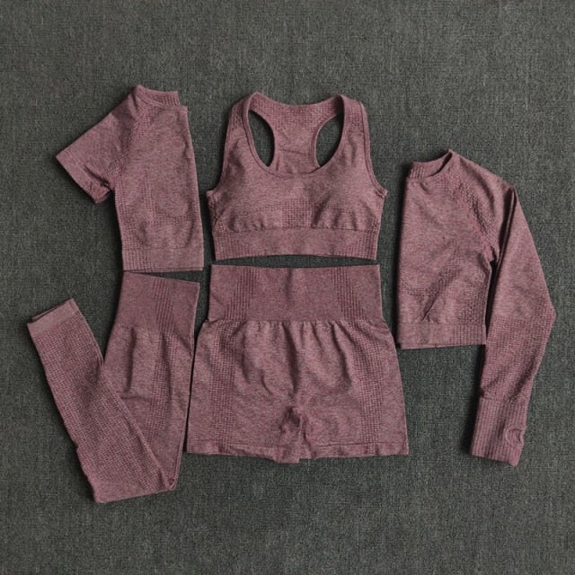 FlexFit Seamless Women’s Yoga Set: Comfort & Style - SJB-DIAMOND ELITES