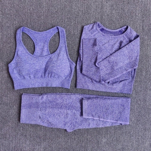 FlexFit Seamless Women’s Yoga Set: Comfort & Style - SJB-DIAMOND ELITES