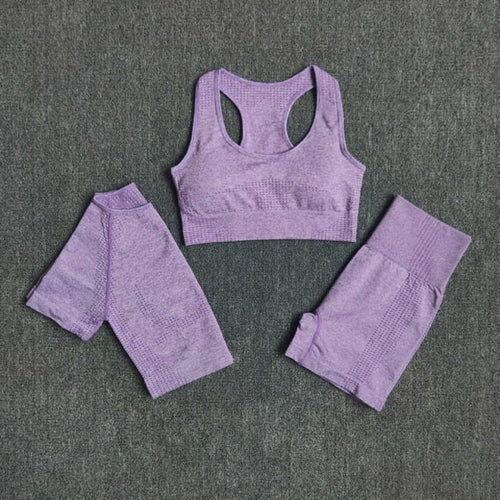 FlexFit Seamless Women’s Yoga Set: Comfort & Style - SJB-DIAMOND ELITES