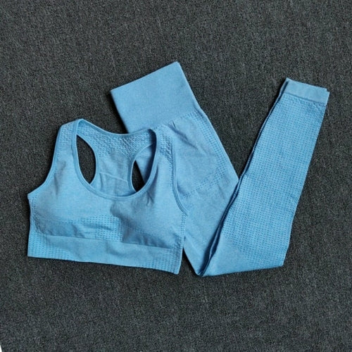 FlexFit Seamless Women’s Yoga Set: Comfort & Style - SJB-DIAMOND ELITES