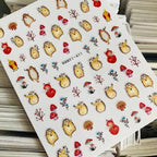 Newest Cats 3D Nail Art Sticker Decal Template Nail Tool Decorations Cute Nail Stickers for Kids and Little Girls Sheets Self Adhesive Nail Art Stickers 3D Animal Nail Decals Nail Art Decoration Set Including Cat Dog Strawberry Bear Chick Bunny Pat