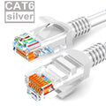Cat6 Round Ethernet Cable RJ45 Cat6 Lan Cable Internet Modem Laptop Router Network Ethernet Cable Plated RJ45 Connectors Ethernet LAN Cable For Laptop Game Console Stevvex