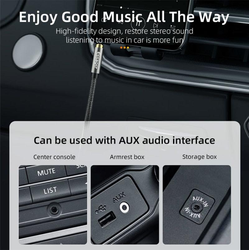 90Degree 3.5mm Right Angle AUX Audio Cable Jack For Headphone Extension Wire Stevvex