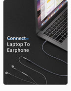 Audio Extension 3.5 mm Aux Cable Jack For Headphone Extender Cord