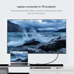 DisplayPort to VGA Adapter Cable Converter Compatible with Computer, Desktop, Laptop, PC, Monitor, Projector.