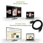 Fast 1.8M DisplayPort Cable Adapter For Computer TV Projector Laptop Monitor Stevvex