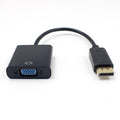 DP to VGA Video Adapter 1080p Thunderbolt DP to VGA Cables Compatible with Computer, Desktop, Laptop, PC, Monitor, Projector, Stevvex