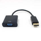 DP to VGA Video Adapter 1080p Thunderbolt DP to VGA Cables Compatible with Computer, Desktop, Laptop, PC, Monitor, Projector, Stevvex
