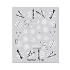 Water Nail Stickers Women Face Sketch Abstract Butterfly Image Sexy Girl Nail Art Decor Sliders Manicures For Nails Decoration Decal Self-Adhesive 3D Wave Design Decoration for Women Girls Tape Nail Art Stickers Decal Decoration