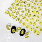 Nail Glue Stickers Stars Moon Cartoon Rabbit Panda Flower Nail Decoration Decals Nail Sticker Nail Art Decorations Design Decoration Acrylic Nail Supplies Designer Nail Decorations for Women Girls Kids 3D Nail Art Stickers Decals Stevvex