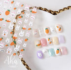 Nail Glue Stickers Stars Moon Cartoon Rabbit Panda Flower Nail Decoration Decals Nail Sticker Nail Art Decorations Design Decoration Acrylic Nail Supplies Designer Nail Decorations for Women Girls Kids 3D Nail Art Stickers Decals Stevvex