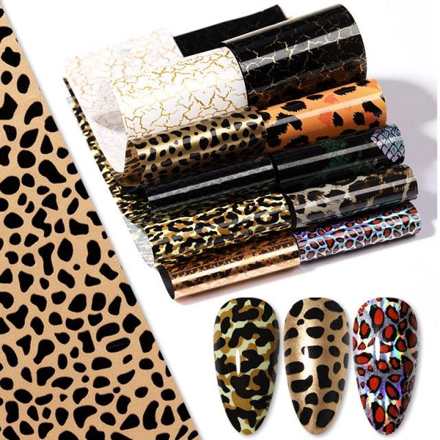Nail Foils Marble Flower Series Iridescent Nail Art Transfer Sticker Paper Slider Nail Water Decal Design Manicures Decorations  Art Manicures Decoration New Gold Nail Transfer Foils for Nail Arts Nails Supply Holographic Effect Nail Art Foil Stickers Hol Stevvex