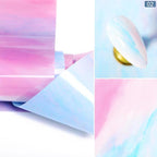 Nail Foils Marble Flower Series Iridescent Nail Art Transfer Sticker Paper Slider Nail Water Decal Design Manicures Decorations  Art Manicures Decoration New Gold Nail Transfer Foils for Nail Arts Nails Supply Holographic Effect Nail Art Foil Stickers Hol Stevvex