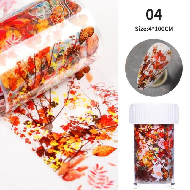 Nail Foils Marble Flower Series Iridescent Nail Art Transfer Sticker Paper Slider Nail Water Decal Design Manicures Decorations  Art Manicures Decoration New Gold Nail Transfer Foils for Nail Arts Nails Supply Holographic Effect Nail Art Foil Stickers Hol Stevvex