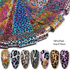 Nail Foils Marble Flower Series Iridescent Nail Art Transfer Sticker Paper Slider Nail Water Decal Design Manicures Decorations  Art Manicures Decoration New Gold Nail Transfer Foils for Nail Arts Nails Supply Holographic Effect Nail Art Foil Stickers Hol Stevvex