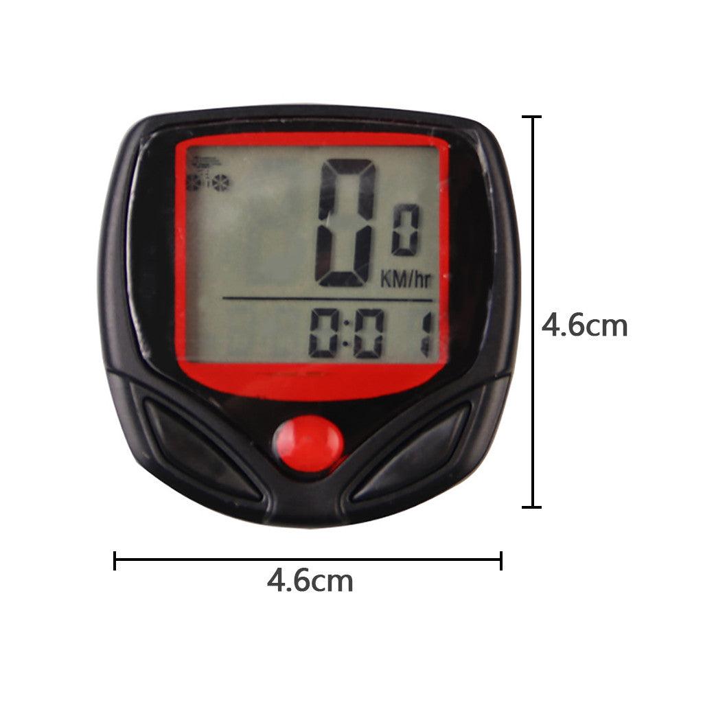 Waterproof Bicycle Bike Cycle LCD Display Digital Computer Bike Speedometer Waterproof And Cycling Odometer With Automatic Wake-up LCD Display Outdoor Sport Computer Speedometer Stevvex