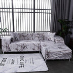 Elastic Sofa Covers for Living Room Stretch Slipcovers Sectional Couch Cover L Shape Corner Armchair Cover 1/2/3/4 Seater Slipcovers Elastic Stylish Printed Sectional Sofa Furniture Protector For Living Room Stevvex