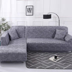 Elastic Sofa Covers for Living Room Stretch Slipcovers Sectional Couch Cover L Shape Corner Armchair Cover 1/2/3/4 Seater Slipcovers Elastic Stylish Printed Sectional Sofa Furniture Protector For Living Room Stevvex