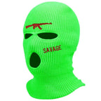1Pc Embroidery Balaclava Face Mask 3-Hole for Cold Weather, Winter Ski Mask for Men and Women Thermal Cycling Mask Christmas Gift Face Scarf Mask Sunscreen Dustproof Army Cycling Hunting Fishing Tactical Airsoft Hat Stevvex