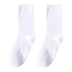 Simple Colorful Solid Color Socks Girls Candy Color Fashion Socks Spring And Autumn 100% Cotton Socks Female Socks Crew Socks Running Socks For Men And Women Stevvex