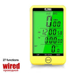 Wireless Bike Computer Wired Cycling Bike Speedometer Odometer Stopwatch Waterproof Bicycle Waterproof Speedometer With Digital LCD Display For Outdoor Cycling And Fitness Multi-Function Gifts For Bikers Stevvex