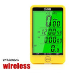 Wireless Bike Computer Wired Cycling Bike Speedometer Odometer Stopwatch Waterproof Bicycle Waterproof Speedometer With Digital LCD Display For Outdoor Cycling And Fitness Multi-Function Gifts For Bikers Stevvex