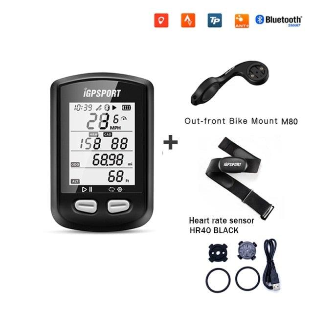 Bike Wireless Stopwatch GPS Bicycle Computer IPX6 Waterproof Cycling Speedometer With ANT+ Bluetooth Bike Speedometer and Odometer Rechargeable Cycling Computer MTB Tracker With LCD Automatic Backlight Display Stevvex