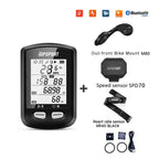 Bike Wireless Stopwatch GPS Bicycle Computer IPX6 Waterproof Cycling Speedometer With ANT+ Bluetooth Bike Speedometer and Odometer Rechargeable Cycling Computer MTB Tracker With LCD Automatic Backlight Display Stevvex