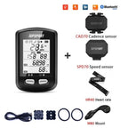 Bike Wireless Stopwatch GPS Bicycle Computer IPX6 Waterproof Cycling Speedometer With ANT+ Bluetooth Bike Speedometer and Odometer Rechargeable Cycling Computer MTB Tracker With LCD Automatic Backlight Display Stevvex
