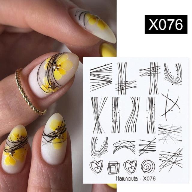 Summer Fruit Water Decals Kiwi Banana Strawberry Flower Alphabet Leaves Nail Art Stickers Wraps Slider Decorations 3D Fruit Nail Art Slices, Summer Fruit Slime Nail Supplies Nail Art Decorations Fruit Flakes Nail Accessories Stevvex