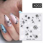 Summer Fruit Water Decals Kiwi Banana Strawberry Flower Alphabet Leaves Nail Art Stickers Wraps Slider Decorations 3D Fruit Nail Art Slices, Summer Fruit Slime Nail Supplies Nail Art Decorations Fruit Flakes Nail Accessories Stevvex