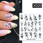 Summer Fruit Water Decals Kiwi Banana Strawberry Flower Alphabet Leaves Nail Art Stickers Wraps Slider Decorations 3D Fruit Nail Art Slices, Summer Fruit Slime Nail Supplies Nail Art Decorations Fruit Flakes Nail Accessories Stevvex