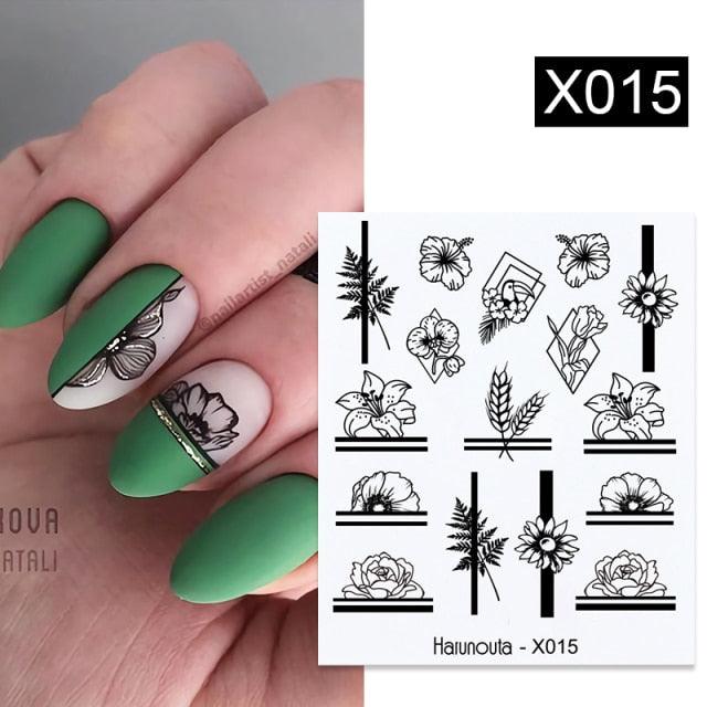 Summer Fruit Water Decals Kiwi Banana Strawberry Flower Alphabet Leaves Nail Art Stickers Wraps Slider Decorations 3D Fruit Nail Art Slices, Summer Fruit Slime Nail Supplies Nail Art Decorations Fruit Flakes Nail Accessories Stevvex