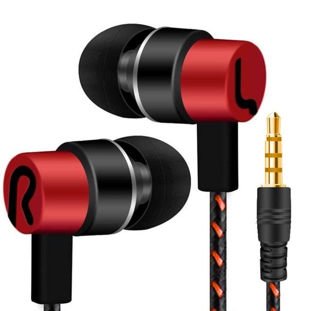 Sports Headphones Wired Gaming In Ear Earbuds Monitor Earphones With Mic Stereo Sound Volume Control  3.5mm Wired Headphones With Bass Earbuds Stereo Earphone Music Sport Gaming Headset With Mic Simple Earphones Stevvex