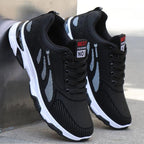 Casual Sneakers Cushioning Outdoor Running Shoes For Men Non-slip Sport Shoes Professional Athletic Training Men Air Trail Mesh Sneakers Walking Cross Training Tennis Sports Sneakers Stevvex