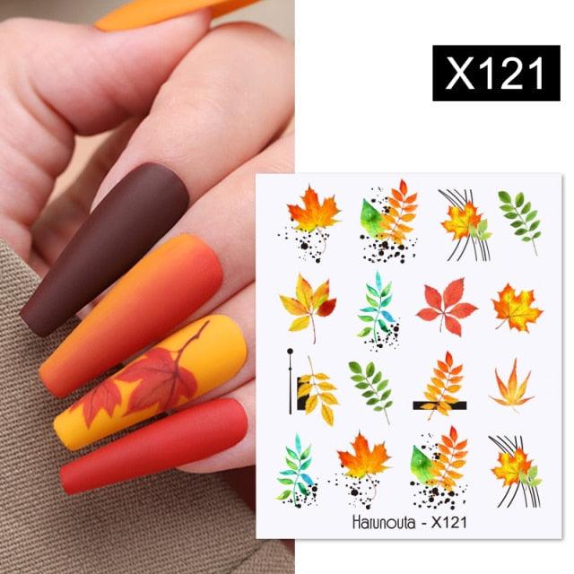 French Line Nail Water Decal Flower Marble Leaf Girl Stickers on Nails Water Ink Transfer Slider Nail Stickers Decor Kids Nails Art Decoration Nail Strips Shiny French Tip Guides Stickers French Nail Stickers Form Fringe Guides Stevvex