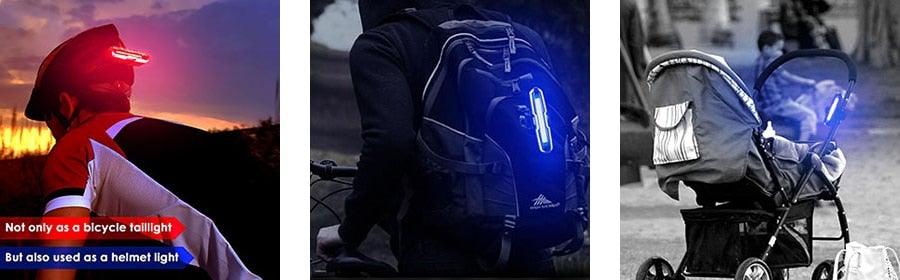 Bike Tail Light Ultra Bright USB Rechargeable LED Bicycle Rear Light 5 Light Mode Headlights High Visibility Bike Rear Light USB Rechargeable LED Bicycle Tail Light Waterproof Cycling Safety Flashlight With Multiple Modes Stevvex