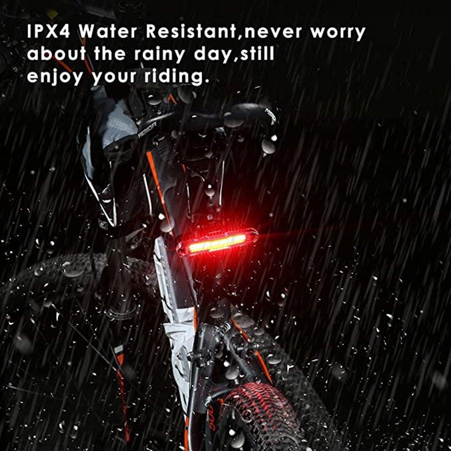 Bike Tail Light Ultra Bright USB Rechargeable LED Bicycle Rear Light 5 Light Mode Headlights High Visibility Bike Rear Light USB Rechargeable LED Bicycle Tail Light Waterproof Cycling Safety Flashlight With Multiple Modes Stevvex