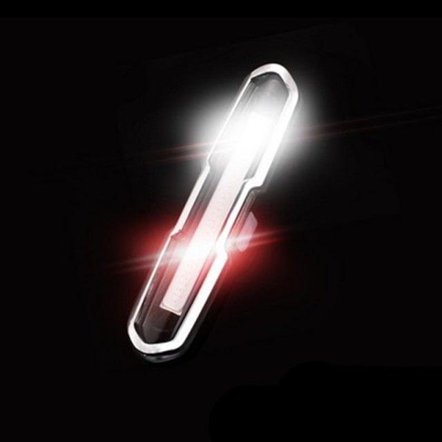 Bike Tail Light Ultra Bright USB Rechargeable LED Bicycle Rear Light 5 Light Mode Headlights High Visibility Bike Rear Light USB Rechargeable LED Bicycle Tail Light Waterproof Cycling Safety Flashlight With Multiple Modes Stevvex